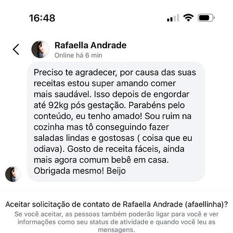 Comentário de cliente