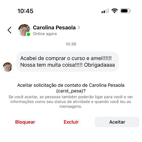 Comentário de cliente